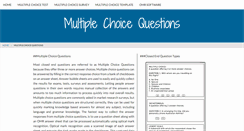 Desktop Screenshot of multiple-choice-questions.com